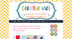 Desktop Screenshot of creativemeli.com